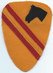ASMIC 1920's-1930's 1st Cavalry Ordnance Troops Patch