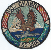 50's-60's USS Charr SS-328 Japanese Made Submarine Patch