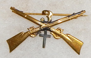 3rd Infantry THE OLD GUARD Chaplains Collar Device