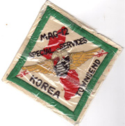 MAG-12 Special Services NOS Bullion Squadron Patch