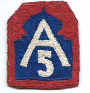 5th Army Japanese Made Patch
