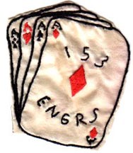 153rd Engineers Japanese Made Pocket Patch