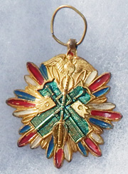 1930's Japanese Order Of The Golden Kite Miniature Medal