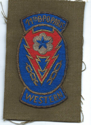 WWII 11th Base Post Office Paris Patch