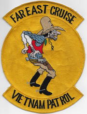 Vietnam Era US Navy Far East Cruise Cowboy Vietnam Patrol Squadron Patch