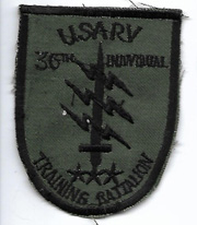 Vietnam 36th Individual Training Battalion USARV FANK Advisors Pocket Patch