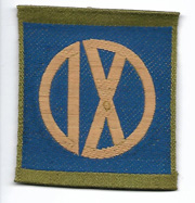 WWI IX / 9th Corps Liberty Loan Patch