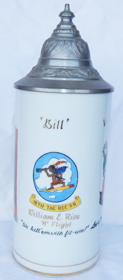 1960's German Made 18th Tactical Recon Squadron Beer Stein