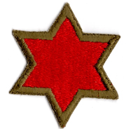 WWII 6th Division OD Border Patch