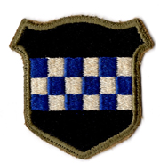 WWII 99th Division Blue Square First Variant Patch