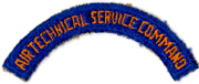 WWII AAF Air Technical Service Command Arc Patch