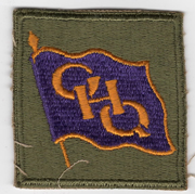 WWII General Headquarters / GHQ Purple Flag Patch