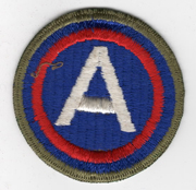 WWII 3rd Army OD Border  Patch
