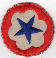 WWII Army Service Forces On felt  Patch