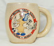 Korean War 67th Recon Technical Squadron 5th Air Force Japanese Made Mug