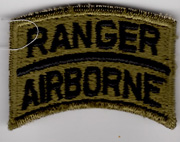 Vietnam Era Theatre Made Airborne Ranger Tab Set