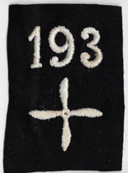 WWI 193rd Aero Squadron Enlisted Patch