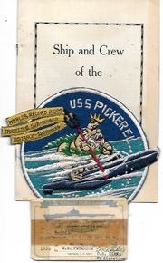 WWII - 1950's Disney Design USS Pickerel Submarine Group