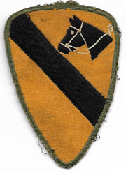 WWII 1st Cavalry Division Occupation "Bridle" patch