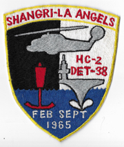 Vietnam US Navy HC-2 Detachment 38 USS Shangri-La Angles Cruise / Squadron Patch