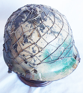 Iraqi Army Helmet with Net
