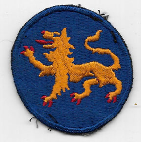 WWII 157th Ghost / Phantom Division Patch