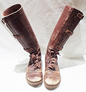 WWII Constabulary Tall Three Buckle Boots
