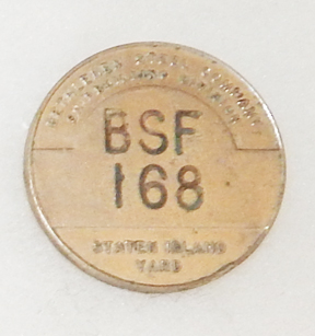 WWII Bethlehem Steel Ship Builders Division Staten Island Yard ID Badge