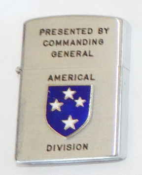 Vietnam Americal Division Commanding General Presentation Lighter