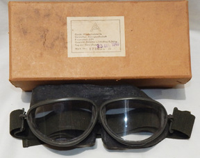 WWII German New Old Stock Luftwaffe Flight Goggles