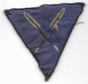 WWII Army Air Forces Clerical Unofficial Specialty Bullion Patch