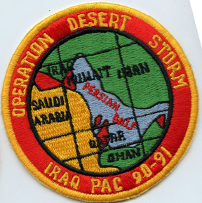 Operation Desert Storm Iraq Pac 90-91 Philippine Made Patch