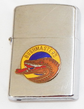 1950's-60's US Air Force 78th Fighter Squadron BUSHMASTERS Cigarette Lighter