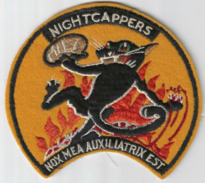 1940's-50's US Navy VC / VF-4 Nightcappers Squadron Patch