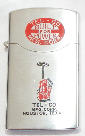 1960's Tel-Go Mfg Corp Dundee Unfired Advertising Lighter