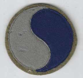 WWI 29th Division Patch