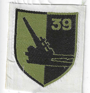 ARVN / South Vietnamese Army 39th Artillery Battalion Patch