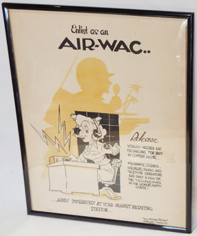 WWII AAF Enlist As An Air-WAC Recruiting Poster