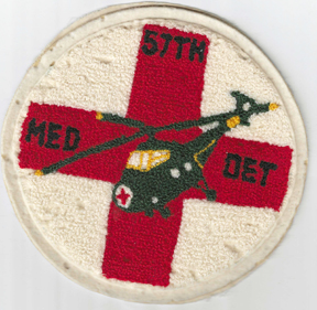 1950's 577th Medical Detachment Helicopter Chenille Pocket Patch