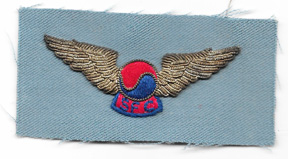 1950's Seoul Flying Club Bullion Wing