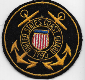 WWII US Coast Guard Sweetheart / PX Patch