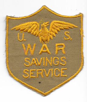 WWII US War Savings Service Patch