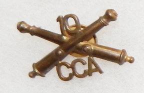 WWI Or Before 10th Corps Of Coastal Artillery Collar Device