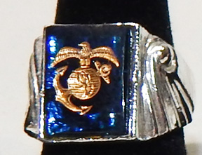 WWII - 1950's US Marine Corps Men's Ring