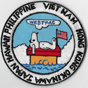 Vietnam Era US Navy Snoopy WESTPAC Cruise Patch