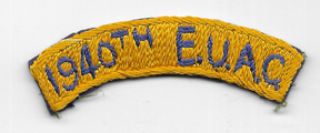 Occupation - Late 1940's 1940th Aviation Engineers Tab / Patch