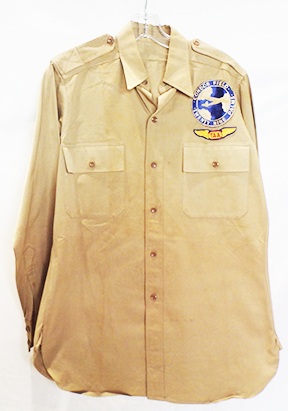 WWII Condor Field 29 Palms California Glider Training Khaki Shirt