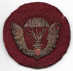 ARVN / South Vietnamese Army Airborne Bullion Beret Badge