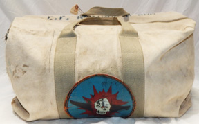 WWII US Navy Identified SS 331 USS Bugara Rigger Made Kit / Overnight Bag From 3rd War Patrol