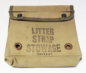 WWII era litter strap bag for aircraft